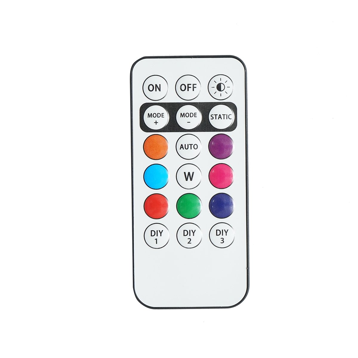 Set 6 lampi LED RGB stroboscopice cu telecomanda, 10 moduri, 8 culori, baterie litiu 110mAh reincarcabila USB-C IP65